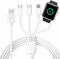 USB to 4-in-1 Multi Cable – USB-C, Micro USB & Lightning