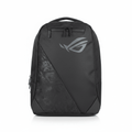 ASUS ROG gaming backpack black with ROG logo on white background