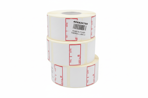 Butcher Thermal Labels 40x62 - Landscape