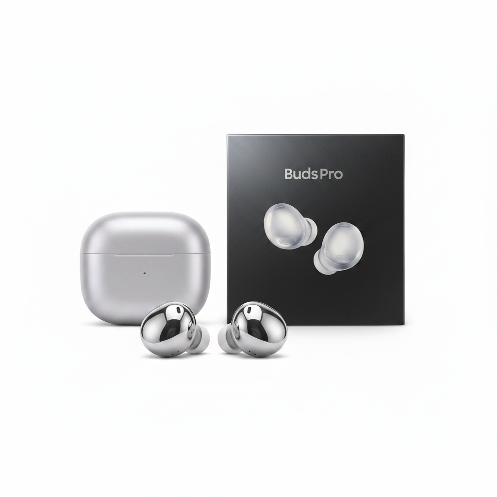 Samsung Galaxy Buds Pro on white background