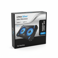 Linea Silver N137 notebook cooler pad box on white background